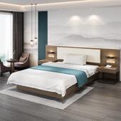 酒店家具标间全套可订双床汉庭快捷式 公寓大床民宿客房宾馆