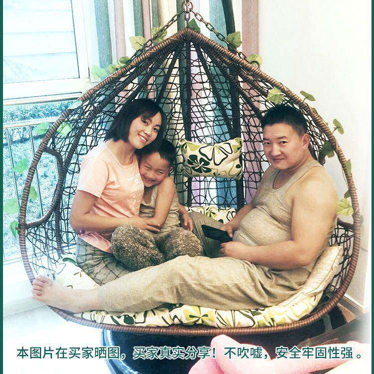 吊椅户外秋千吊篮藤椅室内阳台鸟巢椅吊床摇篮椅摇椅坐睡两用椅