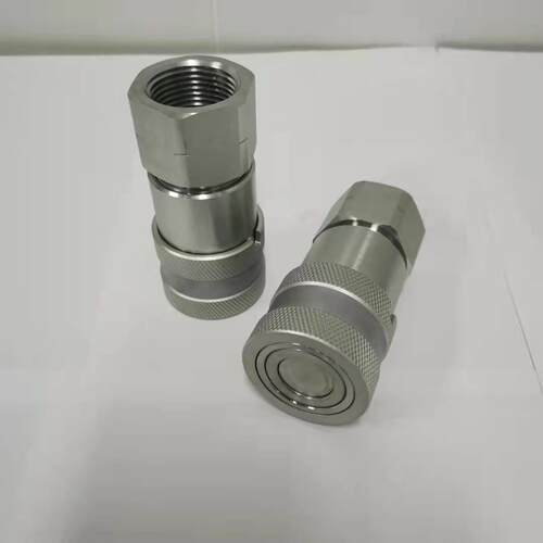 ISO16028接头不锈钢标准液压高压快插快换接头平面式快速接头