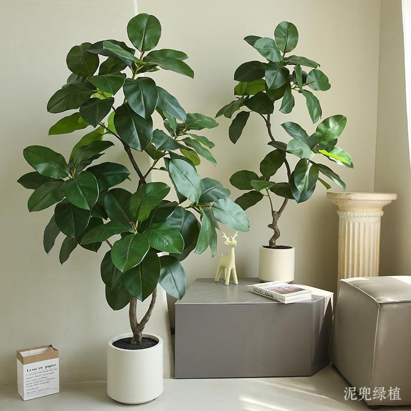 仿绿真植仿真GSR002精品山榕假绿植摆件客厅树室内盆景高橱窗装饰