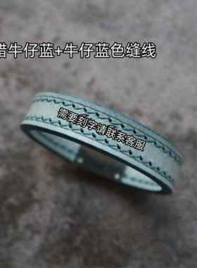 正品原创侣手环多巴饰胺情闺蜜真皮日常配高级感牛男女手环可爱礼