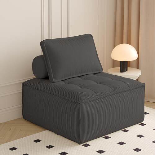 意落豆腐块椅卧室软椅免洗简懒人沙发双人无扶手懒地人椅式约DF3