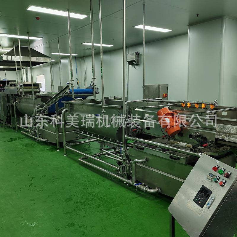 蔬菜漂烫冷却产线浸泡清洗磨泥加工生产产线清洗除杂生产产线