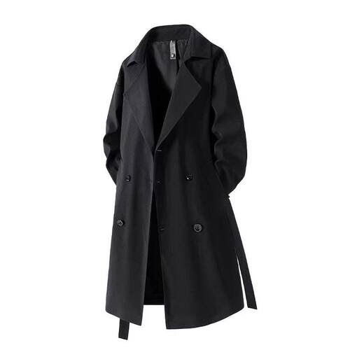 New Trench Coat Men'S Fashionable Stylish, Fashion, Elegant
