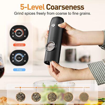 Electric Salt Pepper Grinder Automatic Pepper Mill Grinder