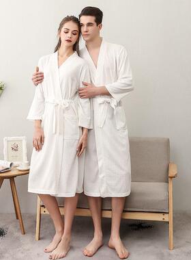 Hotel Bath Robe Unisex Quick Dry Breathable Spa Bathrobe浴袍