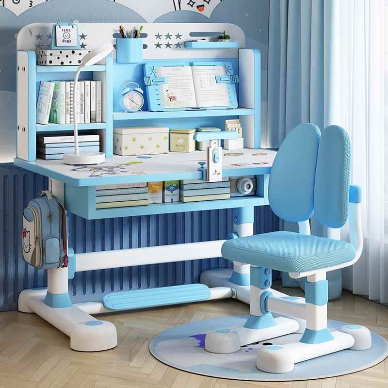 儿童学习桌椅套装实用结实稳固家用可升降小学生可调节矫正坐姿