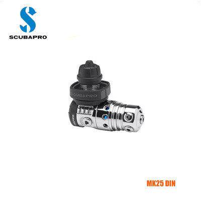 scabapro Mk25 S600/S620Ti潜水呼吸调节器压力金属表长和短喉