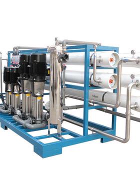 双级RO反渗透水处理设备一级15T二级8吨5吨edi超纯水处理设备