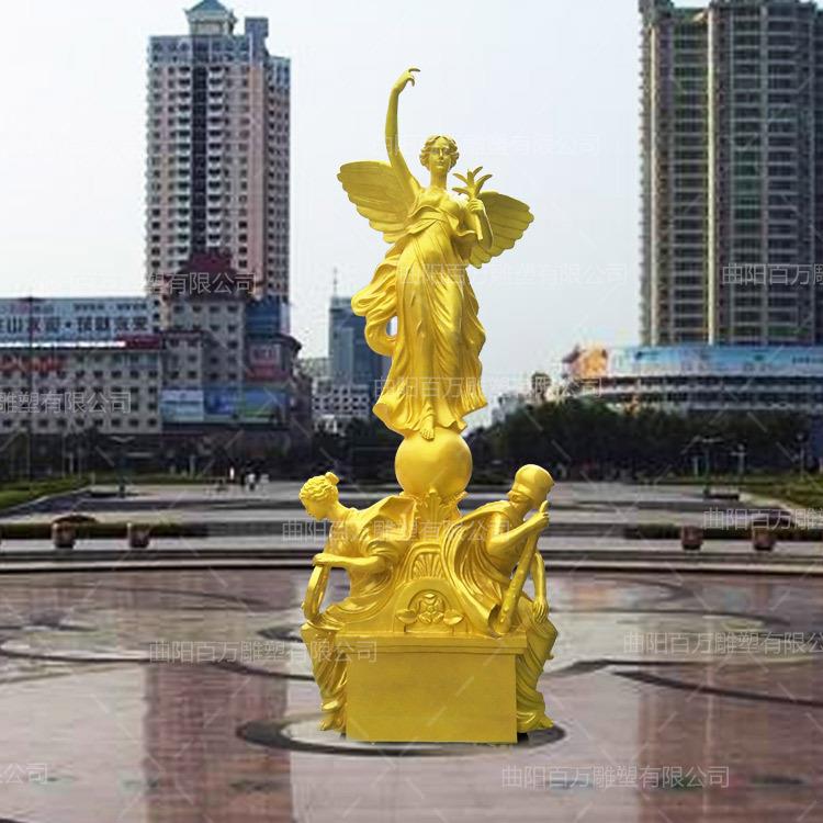 西方人物雕塑大量现货模型 抱灯人物雕像玻璃钢雕塑生产厂家