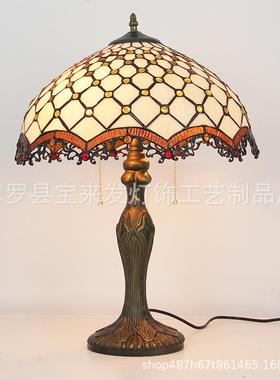 欧式客11054复古美式书厅桌奢华古典沙发茶艺术玻璃室教堂居卧头