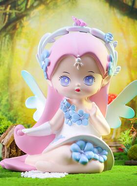 幻梦花仙少女心ins可爱女孩搪胶防摔创意学生书桌桌面摆件