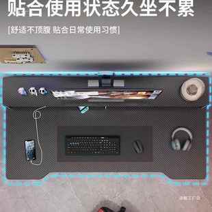 171学生双人简书桌家用卧室习桌办桌碳纤维易公电竞 学电脑桌台式