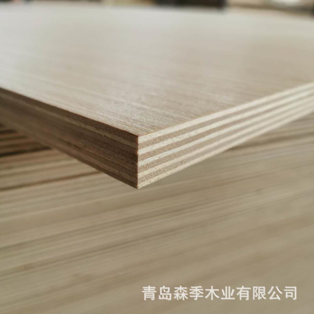 漂白科技木面多层板胶合板实木贴面饰面板家具木板