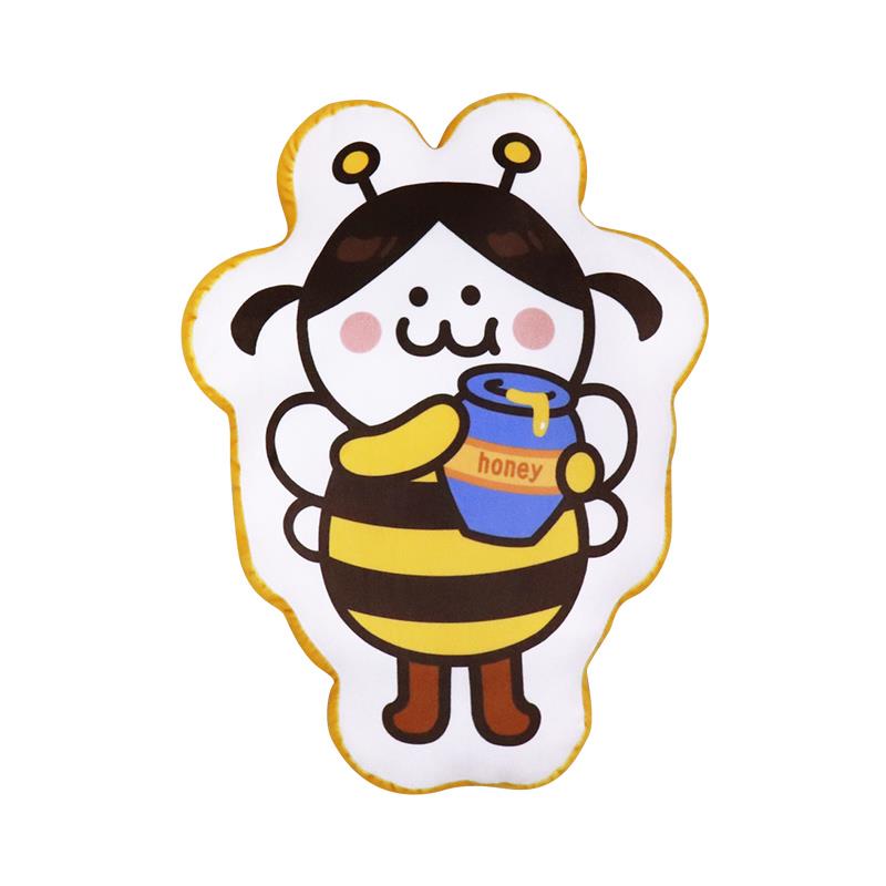 正品正抱版授权后田子猪花年小抱枕宿舍靠枕可爱卡通沙发枕抱枕靠