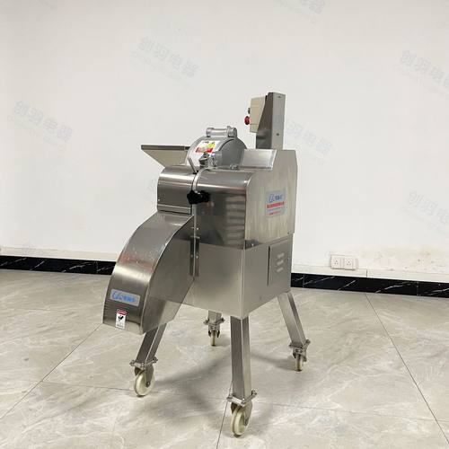山东芒果切丁机 湛江菠萝果蔬切粒 高速三维水果马铃薯切块切丁机