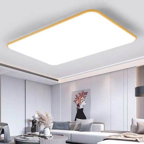 防潮防尘卧室LED客厅吸顶灯现代简约家用灯具防虫超薄三防房间主