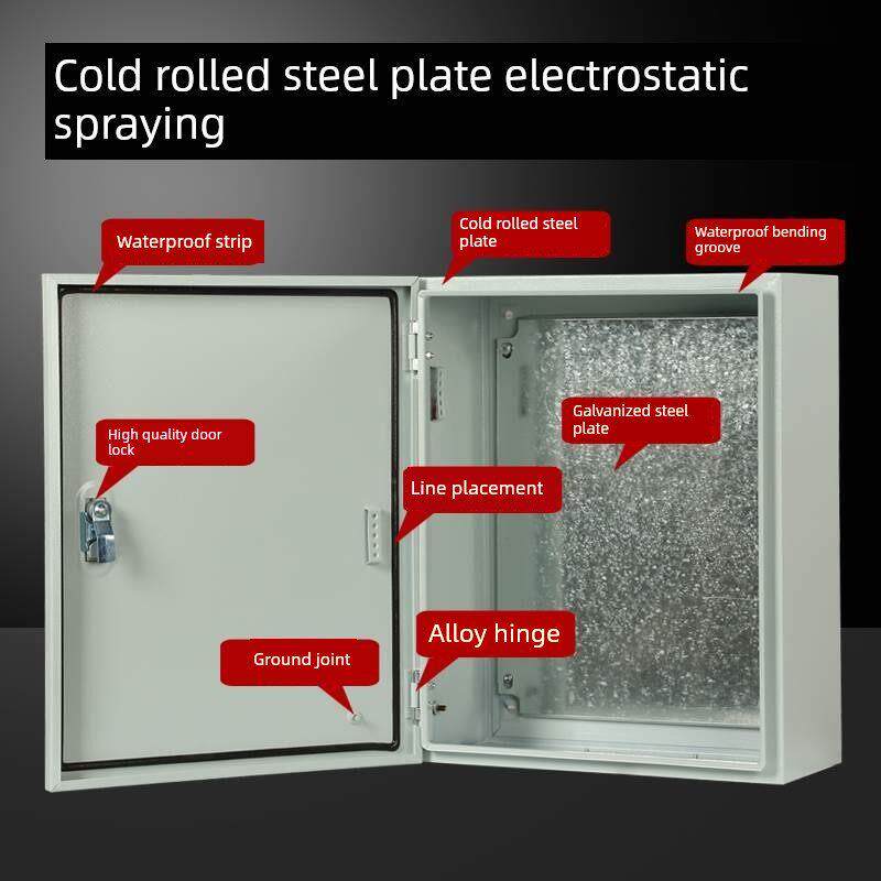 基础箱壁挂式控制箱配线仪表箱家用空拆箱工程定制配电箱表面安装