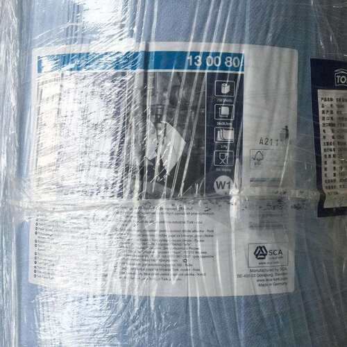 多康Tork3层255米蓝色大卷工业重任务擦拭纸吸油纸污吸水130080