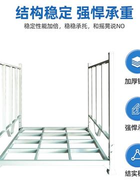 1.6*1.5*1.5米橙色重型货架坚固好用可折叠巧固架仓库堆垛货架