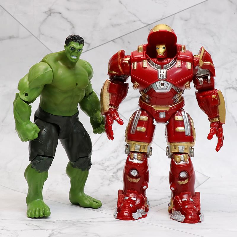 绿巨人手办玩具可动反浩克机甲模型公仔玩偶蛋糕电脑机箱摆件中号