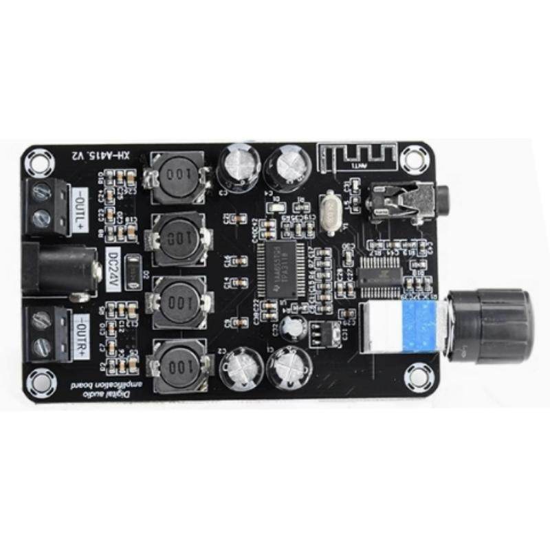 XH-A415 大功率可调音频功放板TPA3118D2支持蓝牙5.0高清双50W