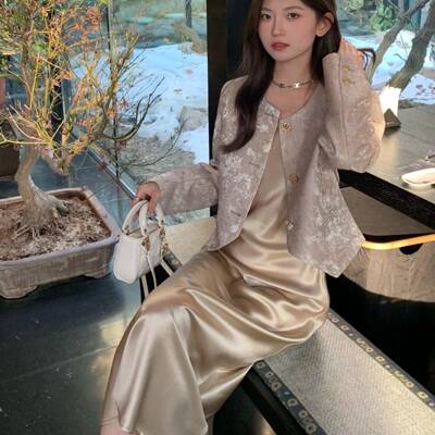 2026春夏新中式小香外套女设计感小众法式提花高级感短款百搭上衣