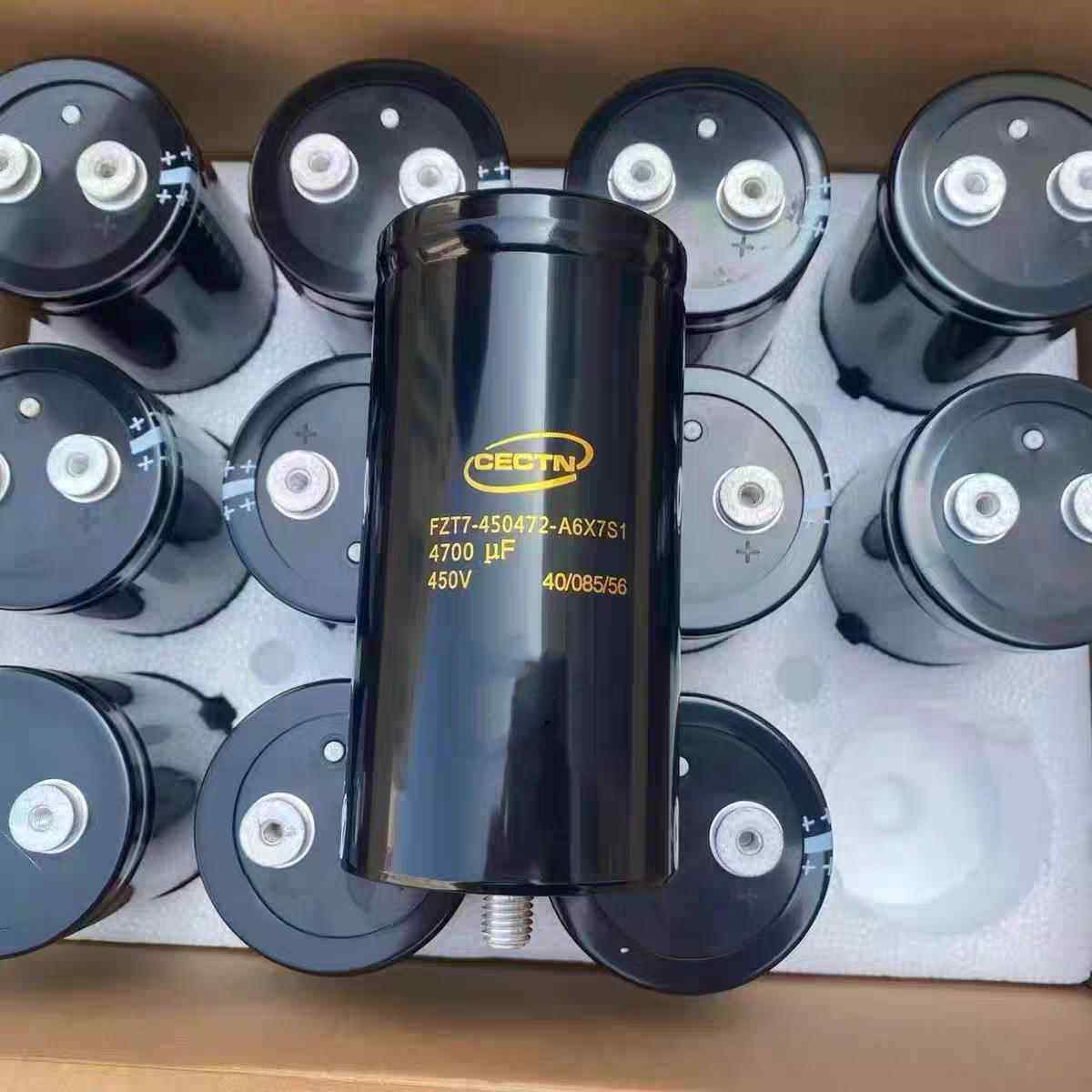 原装 450V 4700UF CECTN FZT7-450472-A6X7S1 电容 底部带螺杆