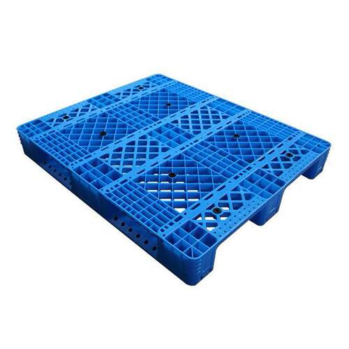 塑料托盘九脚网格工业卡板仓库防潮物流叉车地垫运输卡板塑料托盘