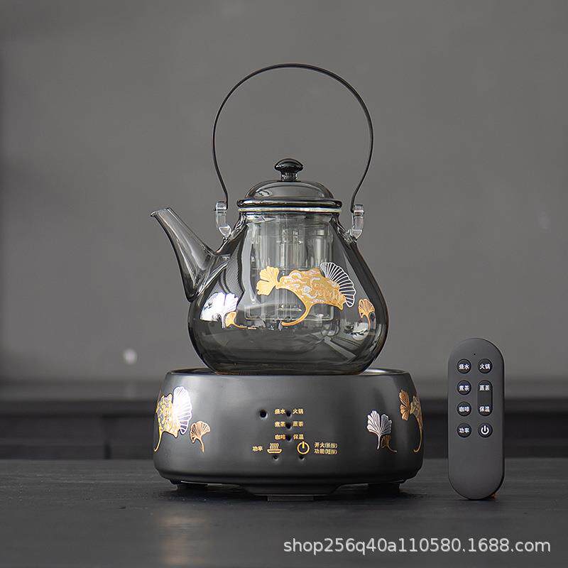 电陶炉遥控煮茶器小型烧水泡茶炉迷你电磁炉家用大功率电热炉茶壶