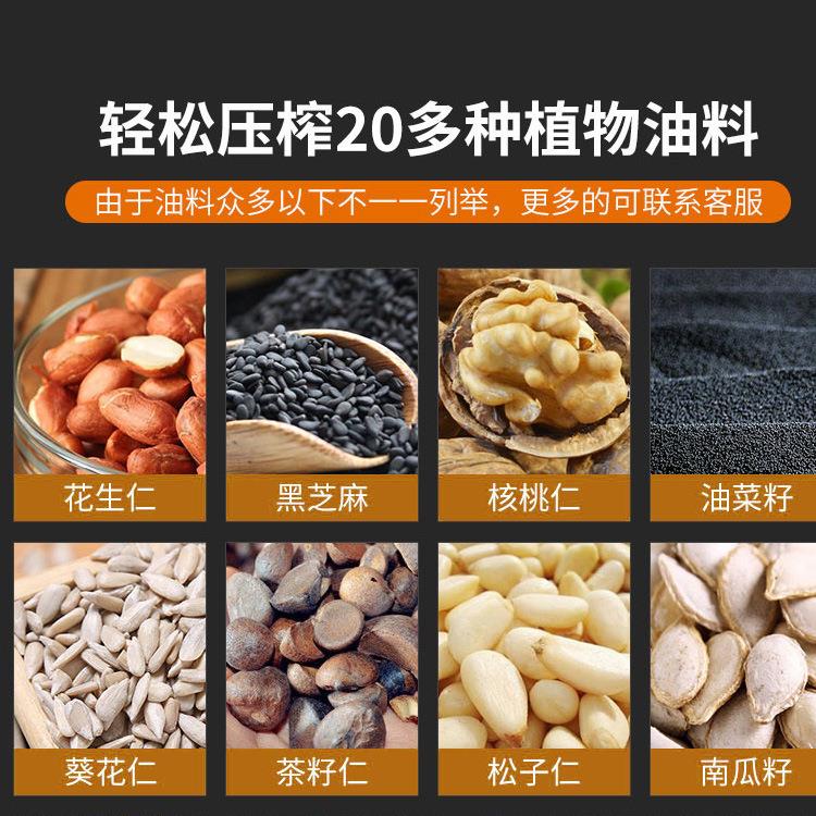 新型冷热油两用榨油全套备全自动榨油设机坊用中大型商用HWY炸油