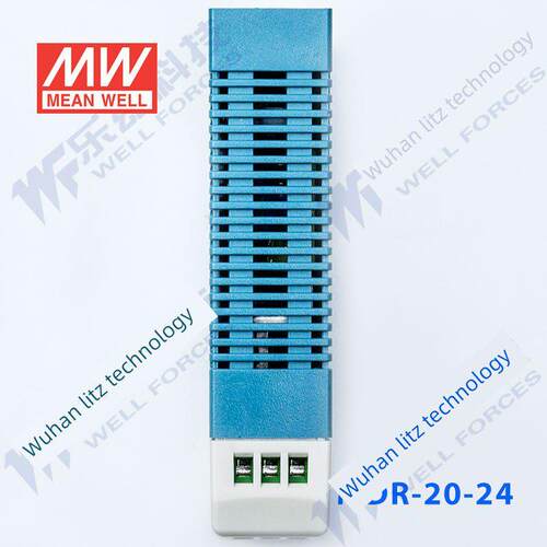 正品纬2明4V电源24W MDR-0-224 导轨式 220V转24V直流稳压 台品湾
