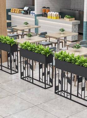 户外花箱组合餐厅隔断围栏市政过挡道景观WJF铁围艺卡座花花园绿