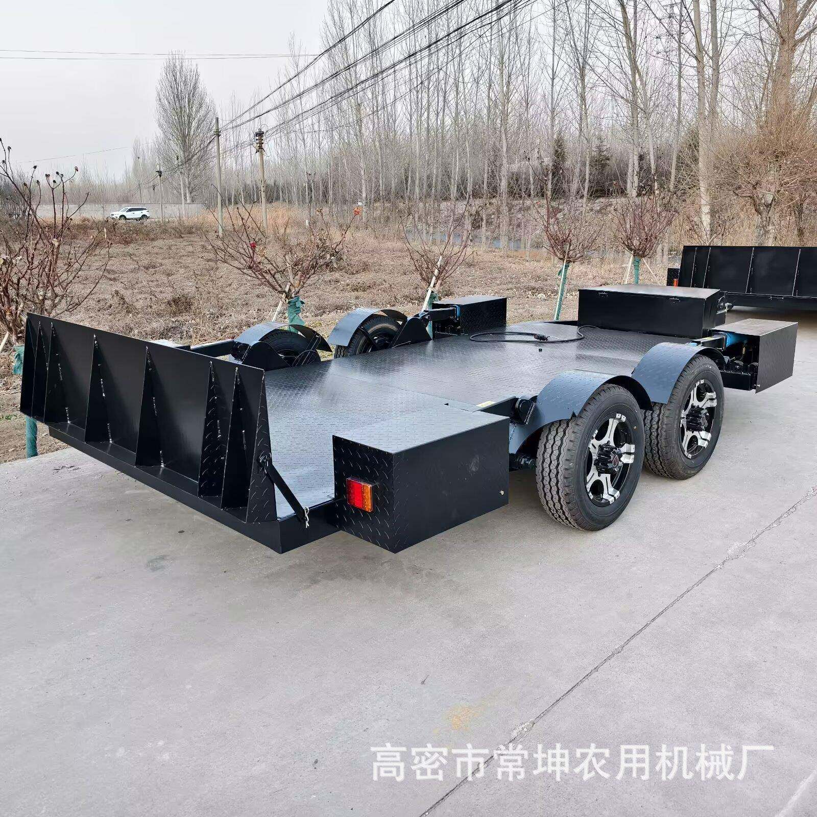 厂家1吨液压升降运输车可升降多功能拖车交通运输车