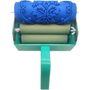 术花印花滚筒刷墙面印花液机体印壁纸滚筒艺796涂料工具大全刷墙