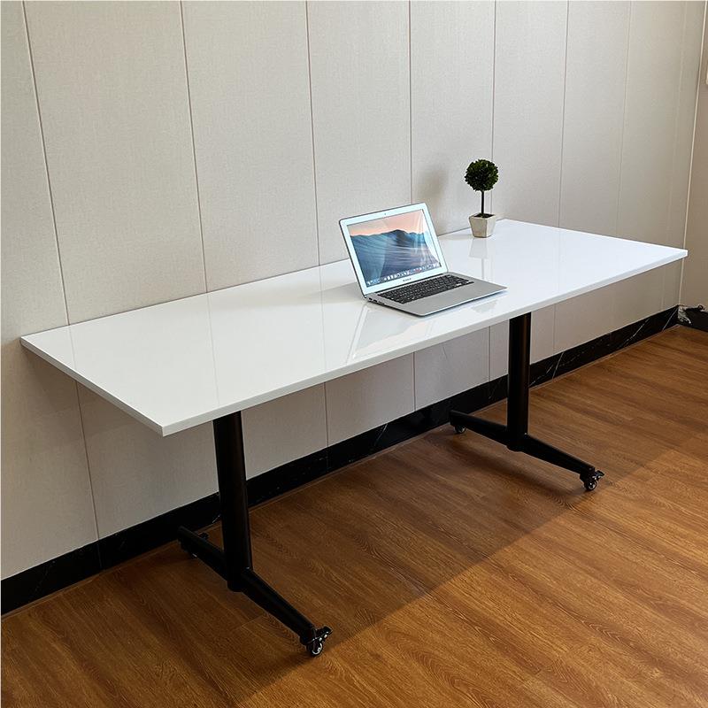 加工定制电升动培训可翻转电动升降降桌写字画画升降黑板桌桌