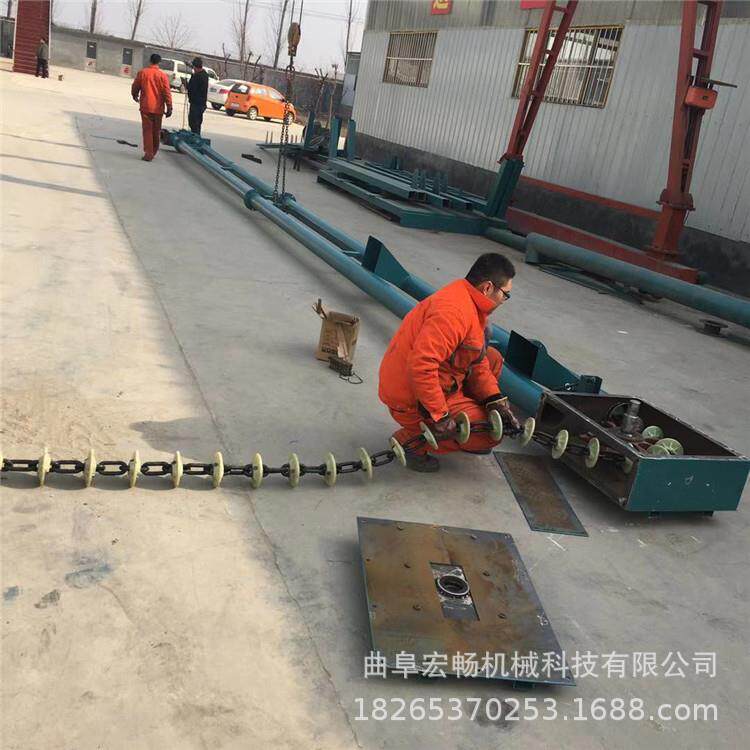 活性炭密闭管链输送机碳酸钙粉装仓管链提升机管式送料机