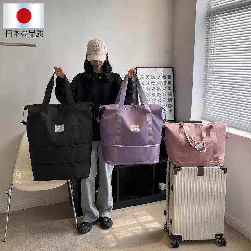 拉旅行包QSY装容量旅行收袋纳杆便携行李包途套出差包短衣服包邮