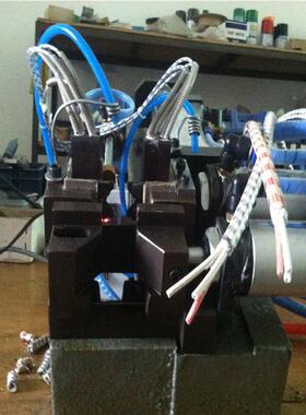 高温热剥机 编织网线尼龙线改装热YF－热剥剥机  蛇皮网6 0网0度