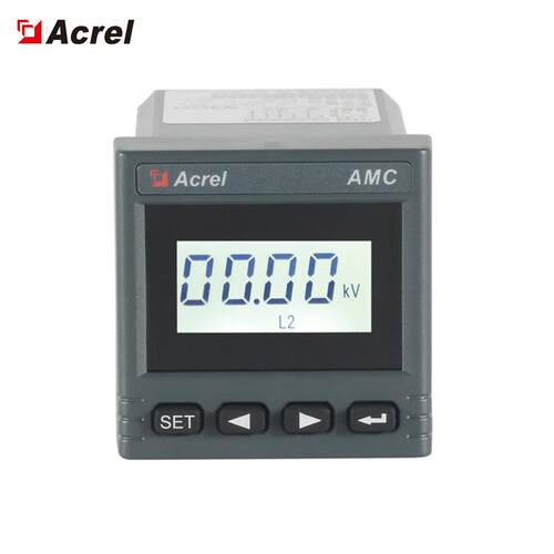 安科瑞AMC48L-AV3三相交流电压表LCD液晶显示智能电表厂家直发