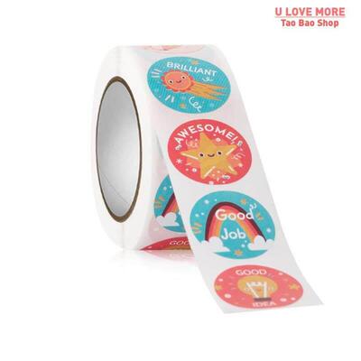 500pcs Star Reward Stckers for Kds School Teacher Supples