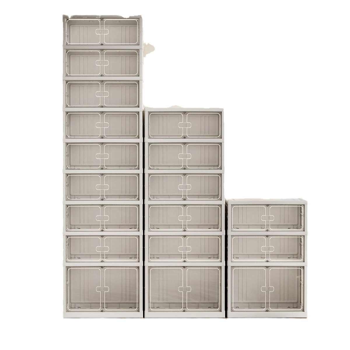 家用轻大容量柜客厅免透明多层折叠安装鞋架一体鞋子收纳奢多功能,收纳整理,鞋子收纳架,淘宝优惠券,粉丝福利购,淘宝优惠卷