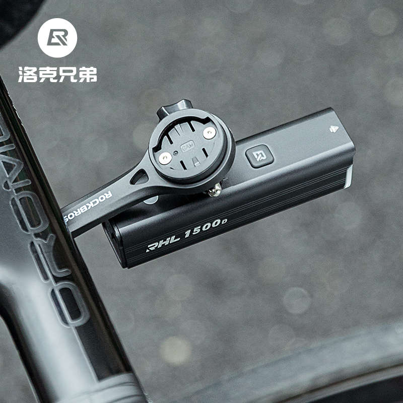 洛克兄弟公路自行车一体把支架车灯码表延伸架运动相机底座配件