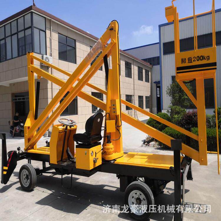 折臂式车载高空作业平台小型高空作业平台升高工作平台