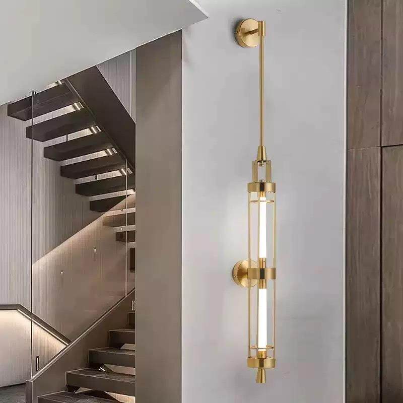 设计师酒店大堂过道长臂壁灯大厅售楼部轻奢现代简约长杆壁挂灯
