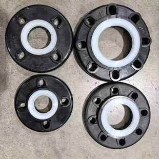 塑料沟槽卡口内丝法兰2寸DN50,2.5寸DN65,3寸DN80,DN100