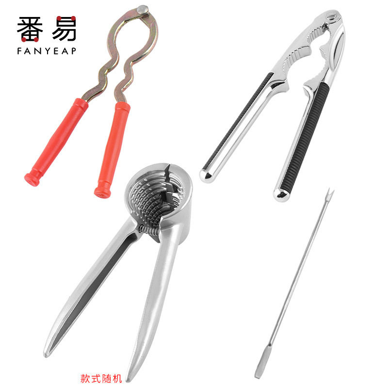 多功能加厚核桃夹子剥核桃工具剥壳器山核桃钳坚果榛子金属剥核桃