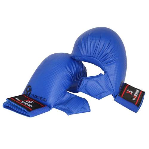 空手道手套成人搏击训练护手儿童空手道WKF拳套分指极真拳套