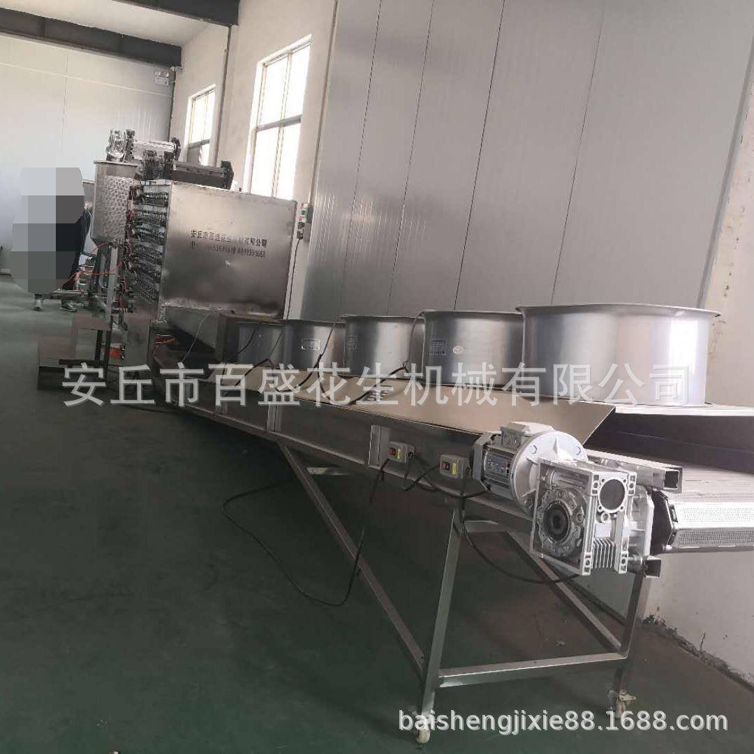 长期供应全自动五香花生米烘烤箱五香花生米设备百叶扇烤箱