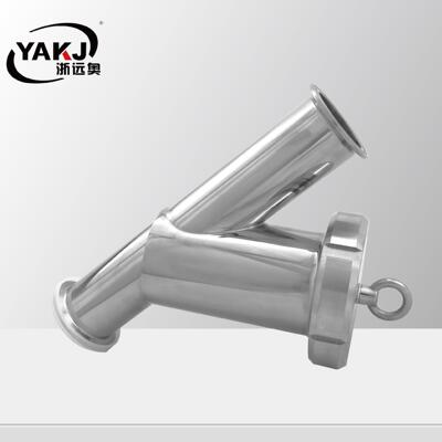 卡箍Y型过滤器 现货供应不锈钢卫生级快装过滤器 不锈钢卫生级